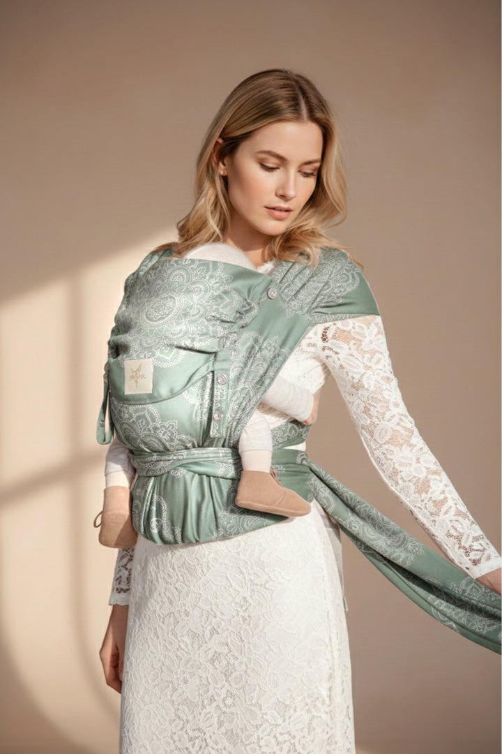 bärsele WrapStar Mandala oliv beige