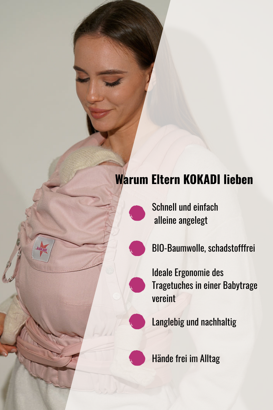 Baby-bærer TaiTai Heart2Heart Rosé