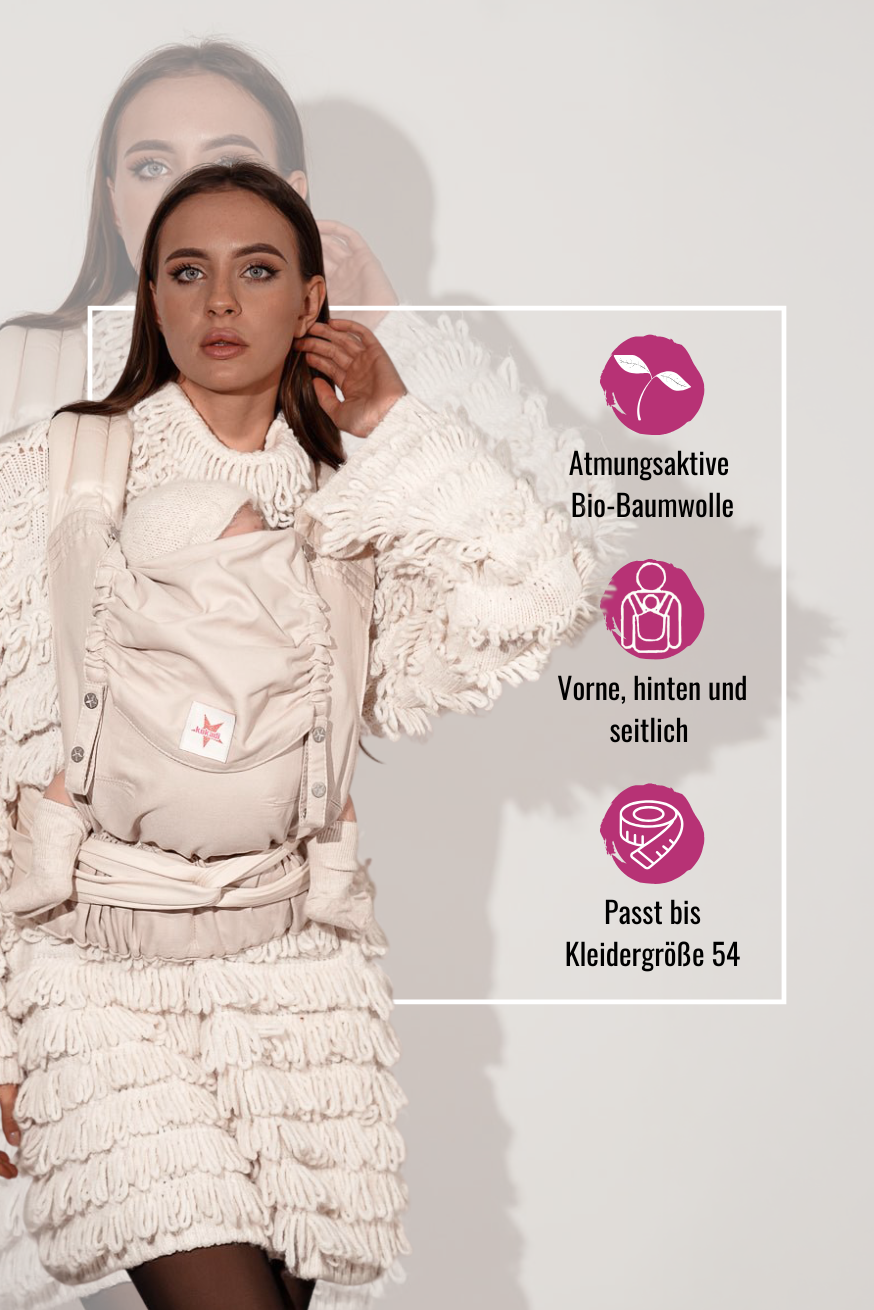 Barnbärare Taitai Heart2heart Cream