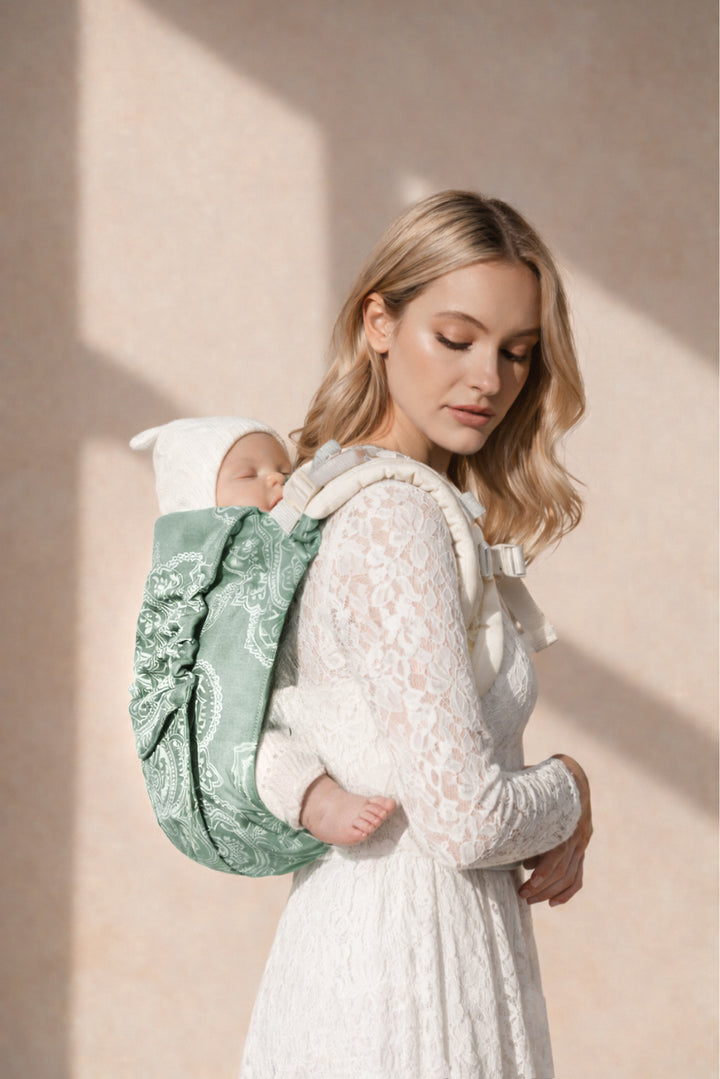 kantoreppu Onbu Mandala oliivi beige