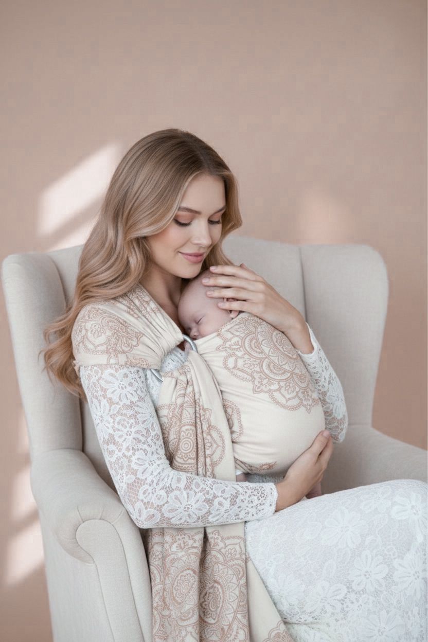 Bandolera Mandala Café con leche