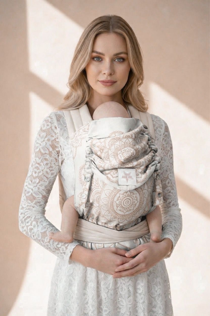 Portabebé TaiTai Mandala Café con leche