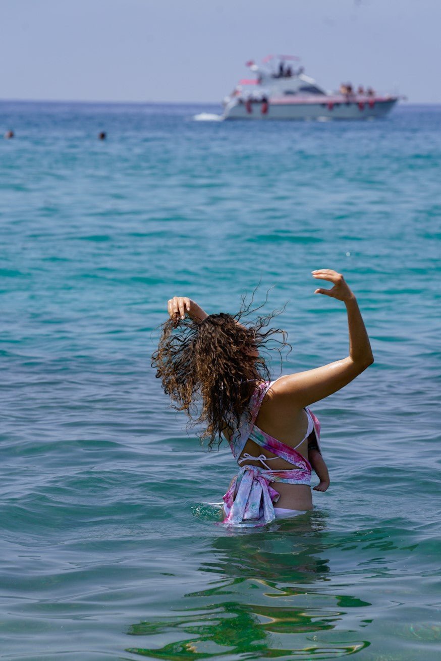 Baby Carrier Aqua TaiTai Summerlove Pink - KOKADI