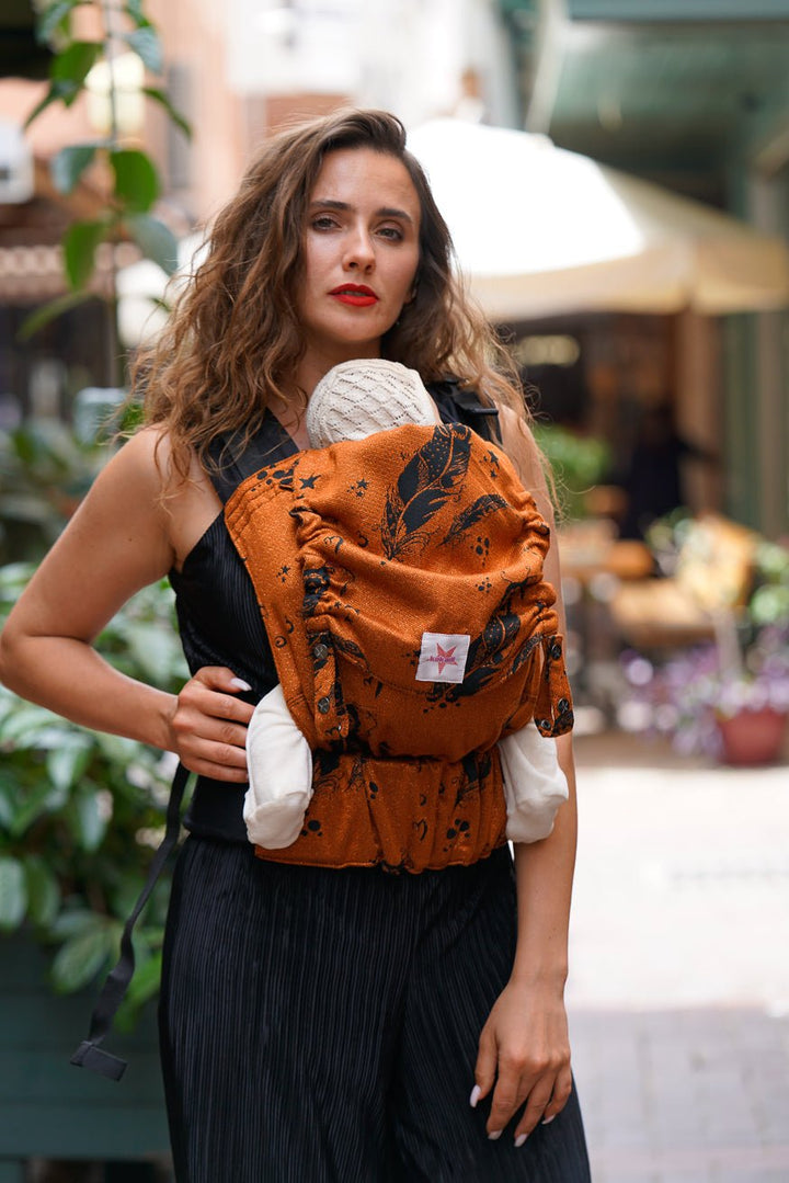 Mochila porta-bebé Flip Federn Florian reverse - KOKADI