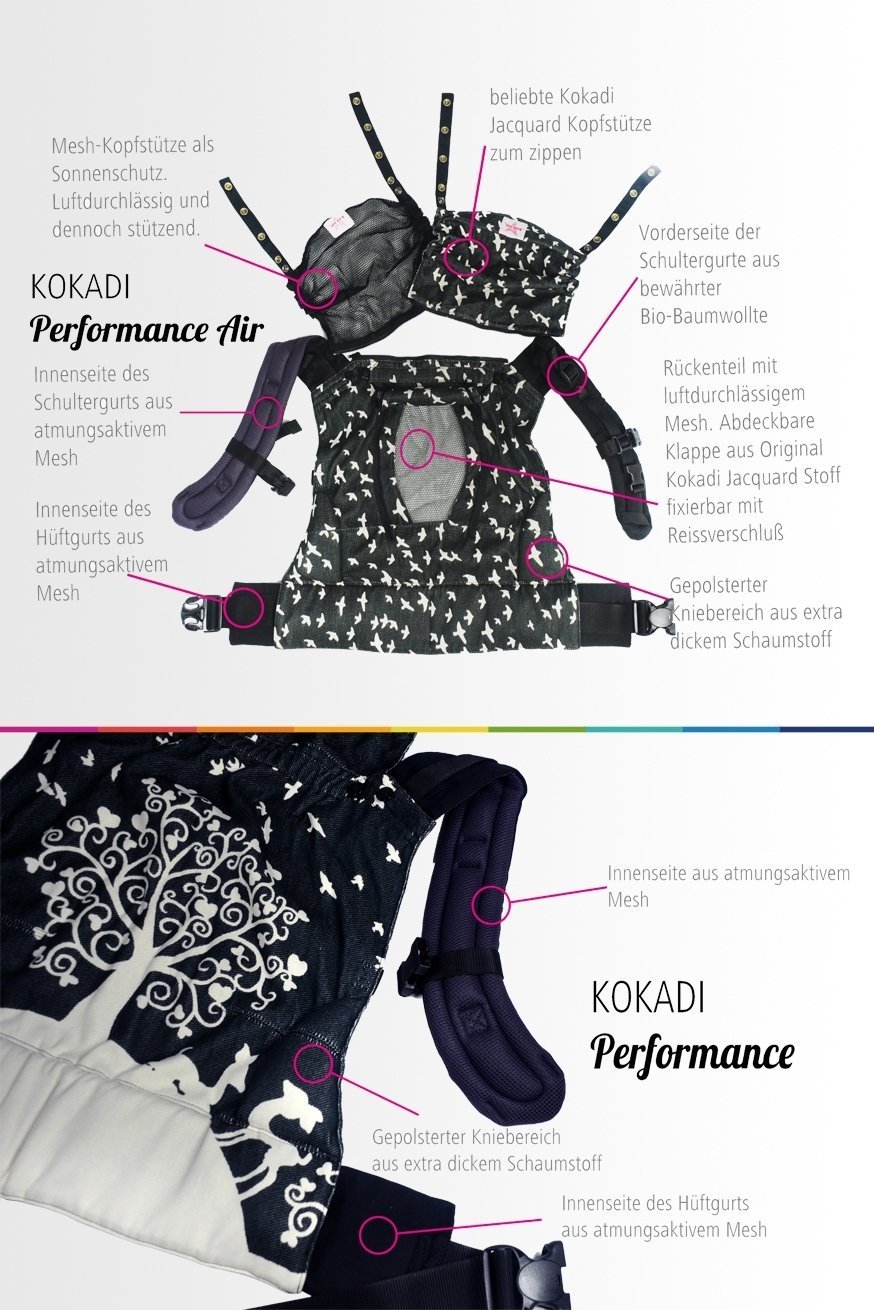 Baby Carrier Flip Performance Air Just Cream - KOKADI