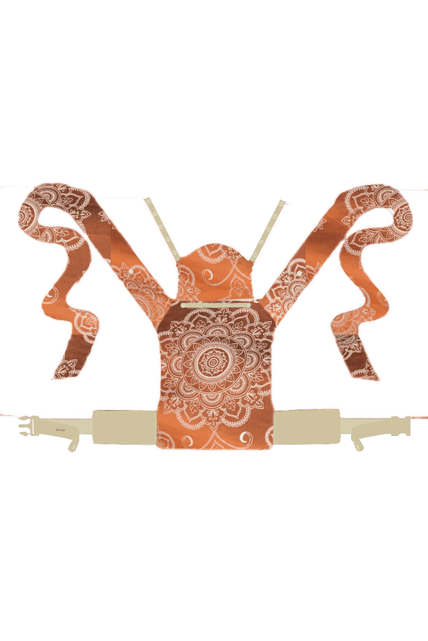 bæresele WrapStar Mandala Latte Macchiato x Bamboo revers - KOKADI