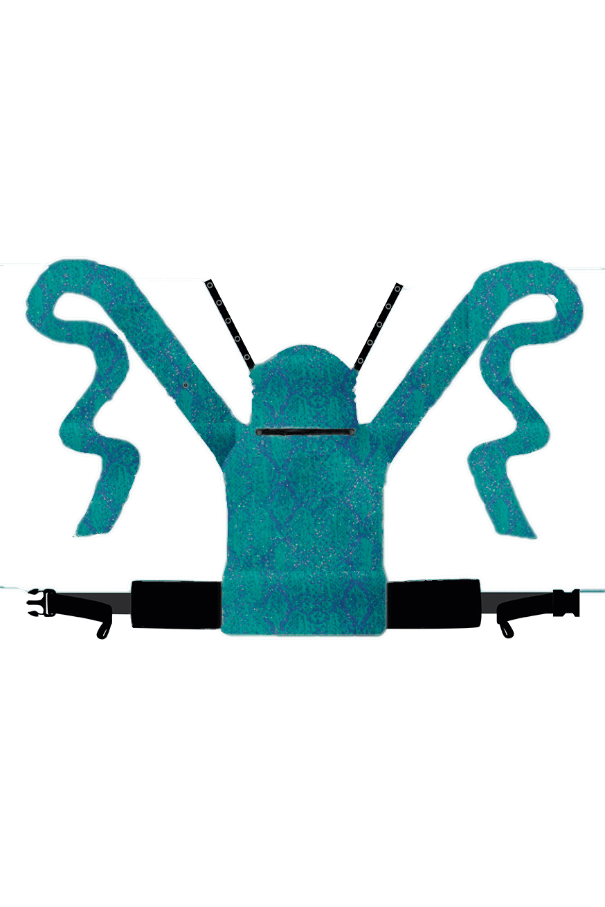 πορτ μπεμπέ WrapStar Snake Azzura - KOKADI