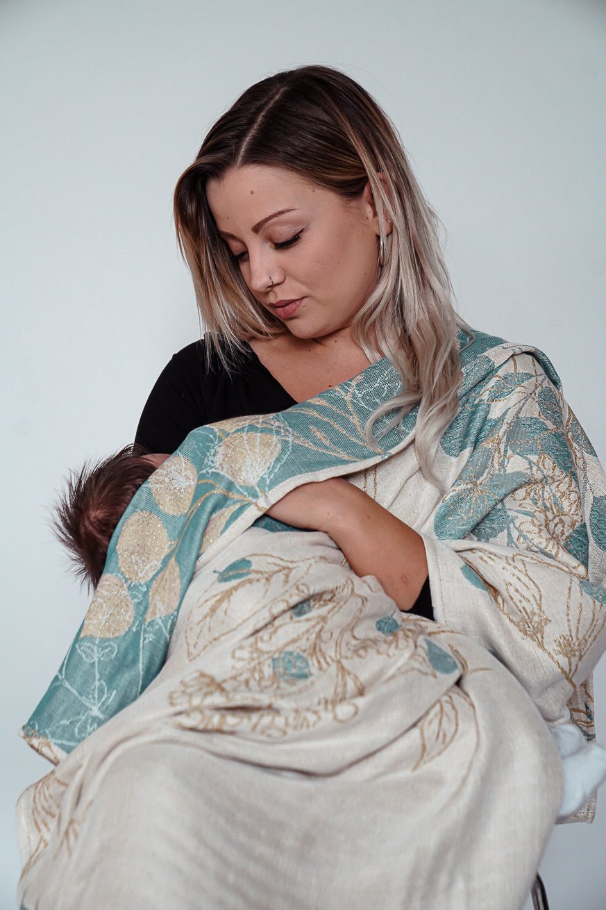 Knuffeldeken Gouden Eucalyptus - KOKADI