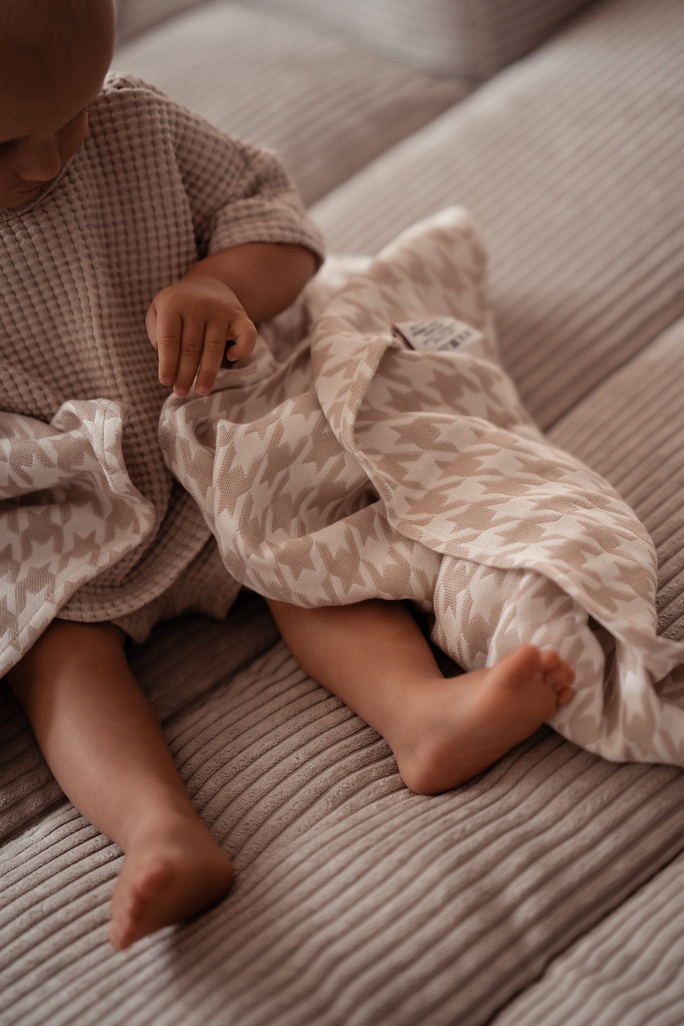 Knuffeldeken Houndstooth Campiano - KOKADI