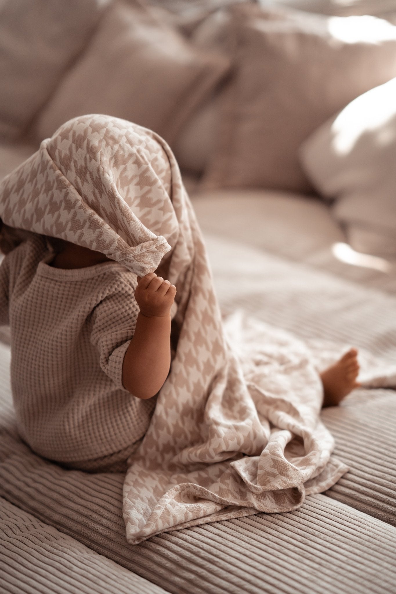 Knuffeldeken Houndstooth Campiano - KOKADI