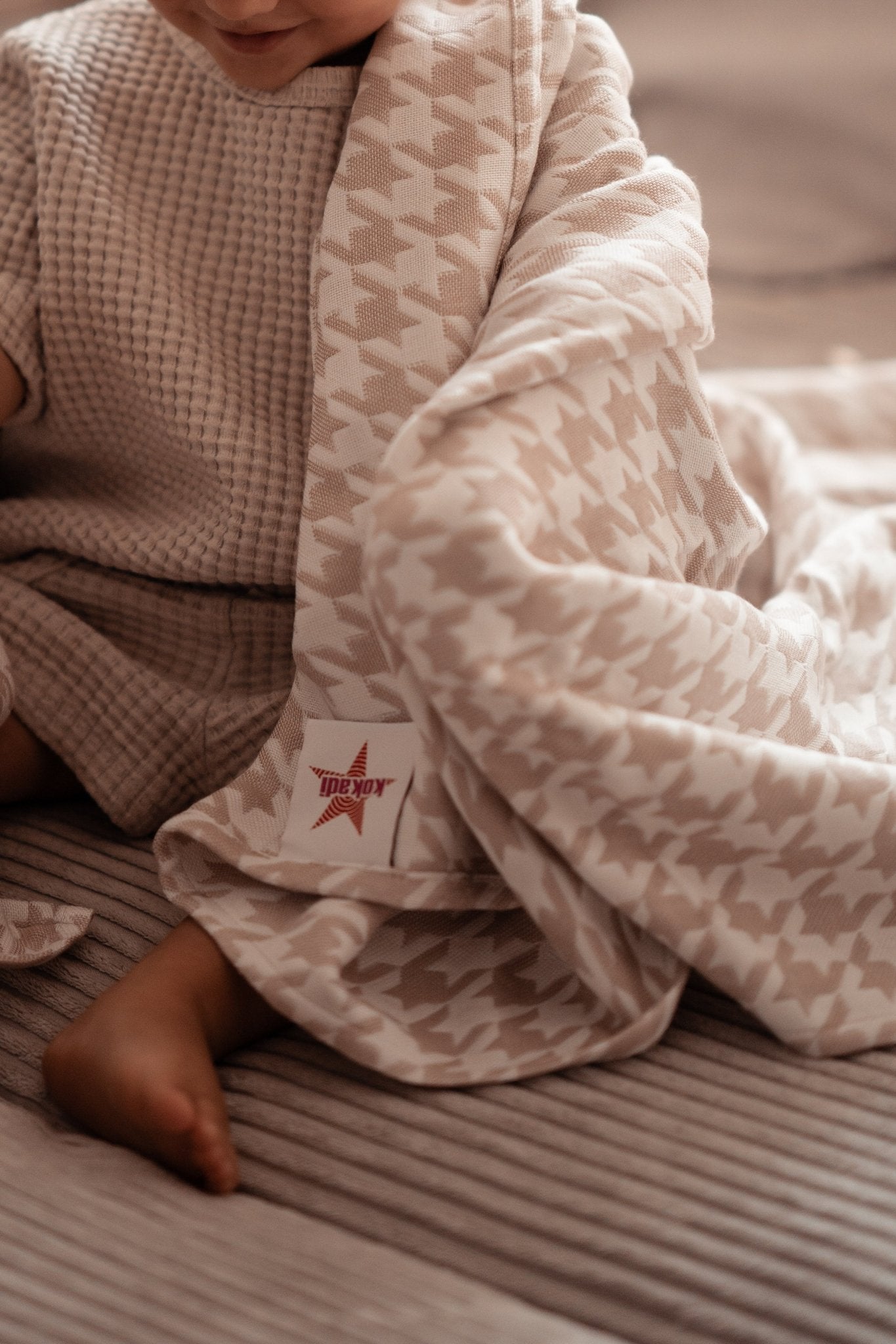 Knuffeldeken Houndstooth Campiano - KOKADI