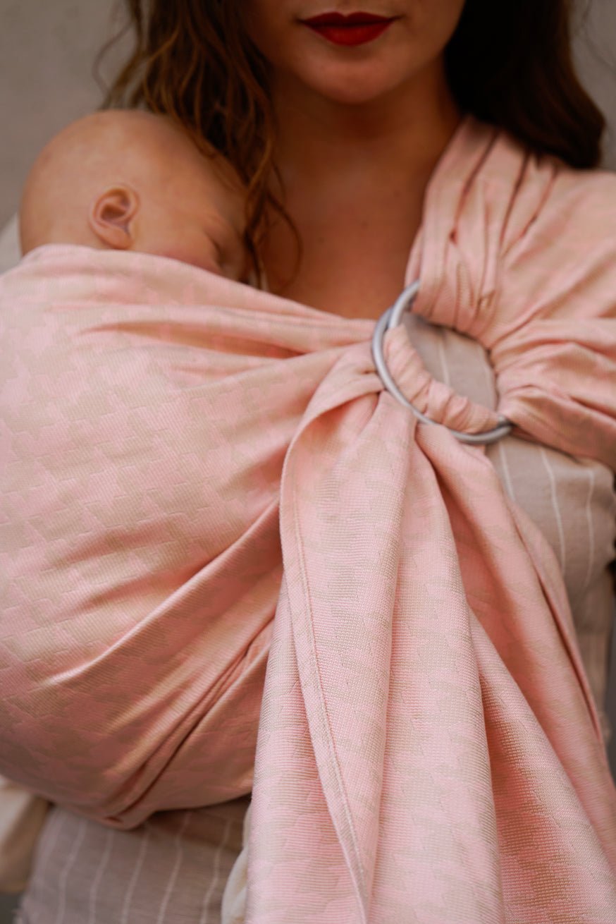 RingSling Pied-de-poule altviool - KOKADI