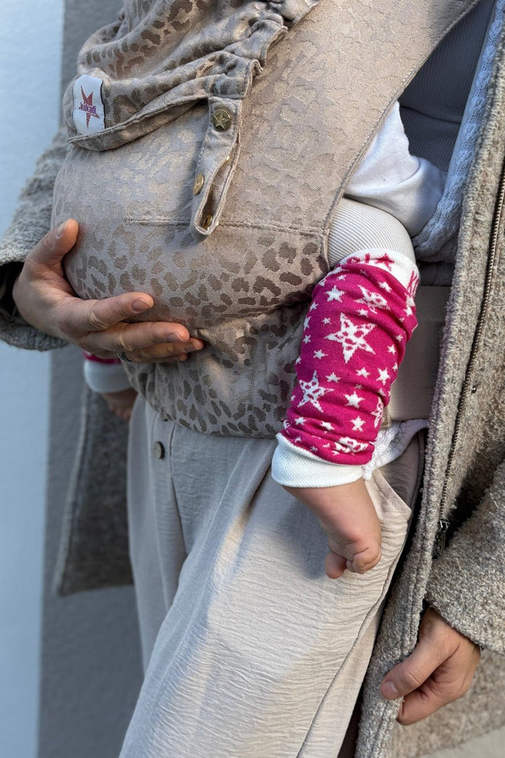 Puños de transporte Leo Estrellas Fresa - KOKADI