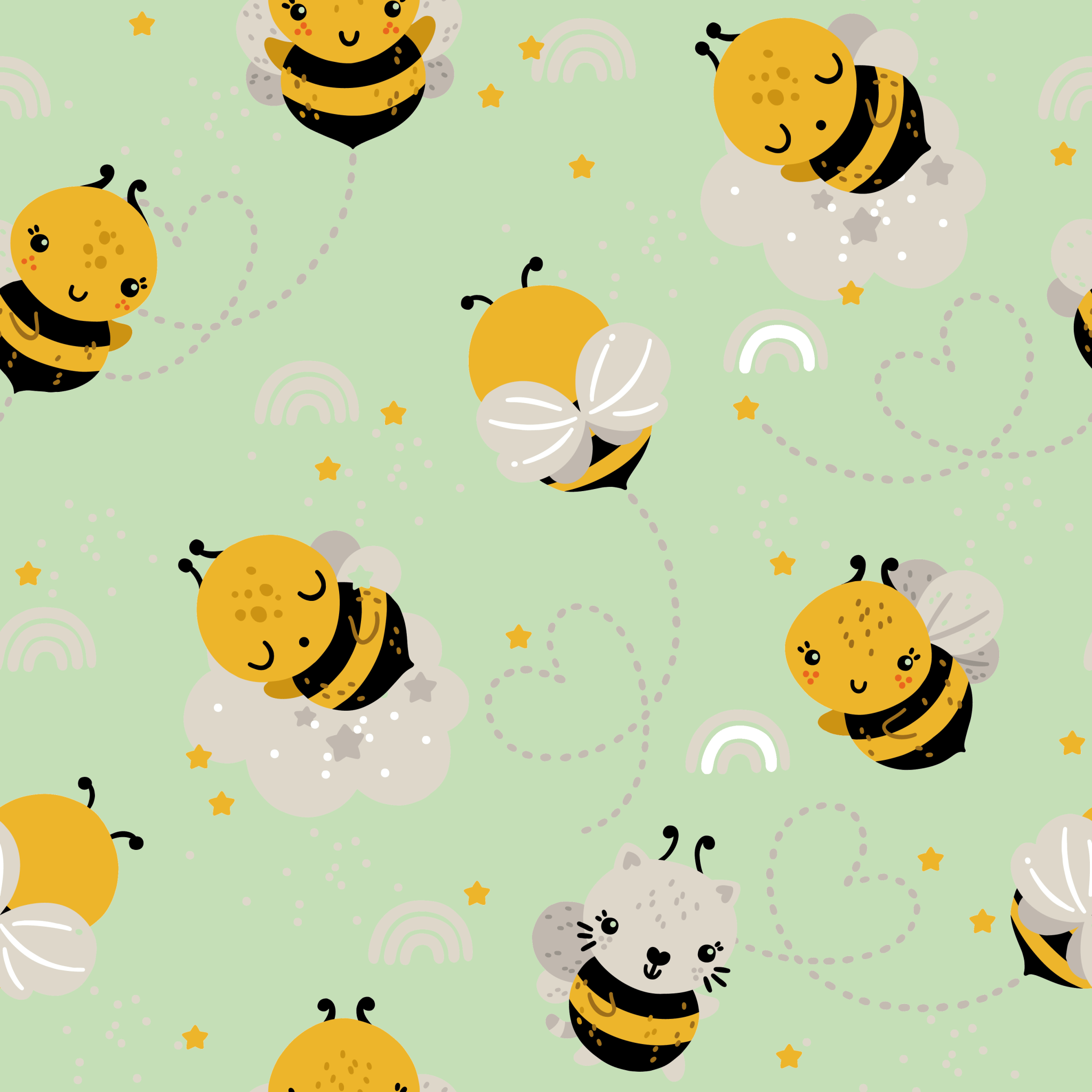 Baby Wrap Miracle Bee Lorenz - KOKADI