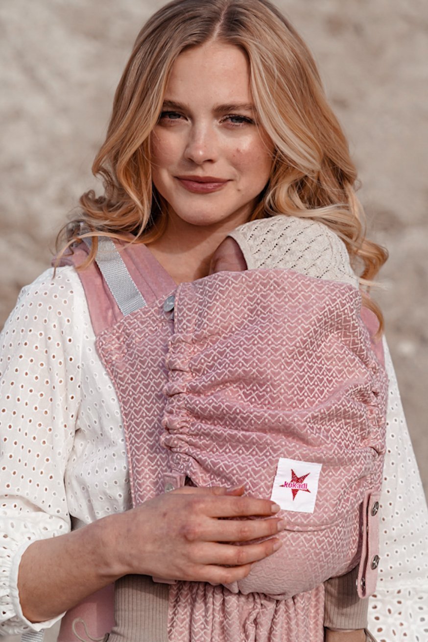 Переноска для ребенка Флип Heart2Heart Розовое - KOKADI