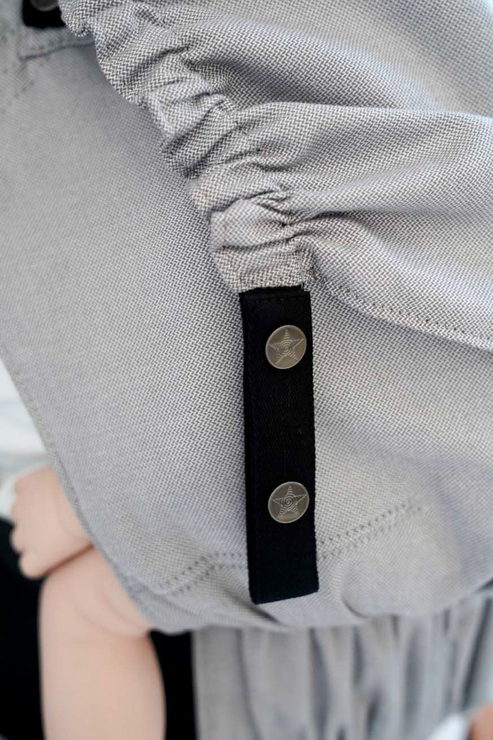 Кнопка мужская антрацит - KOKADI