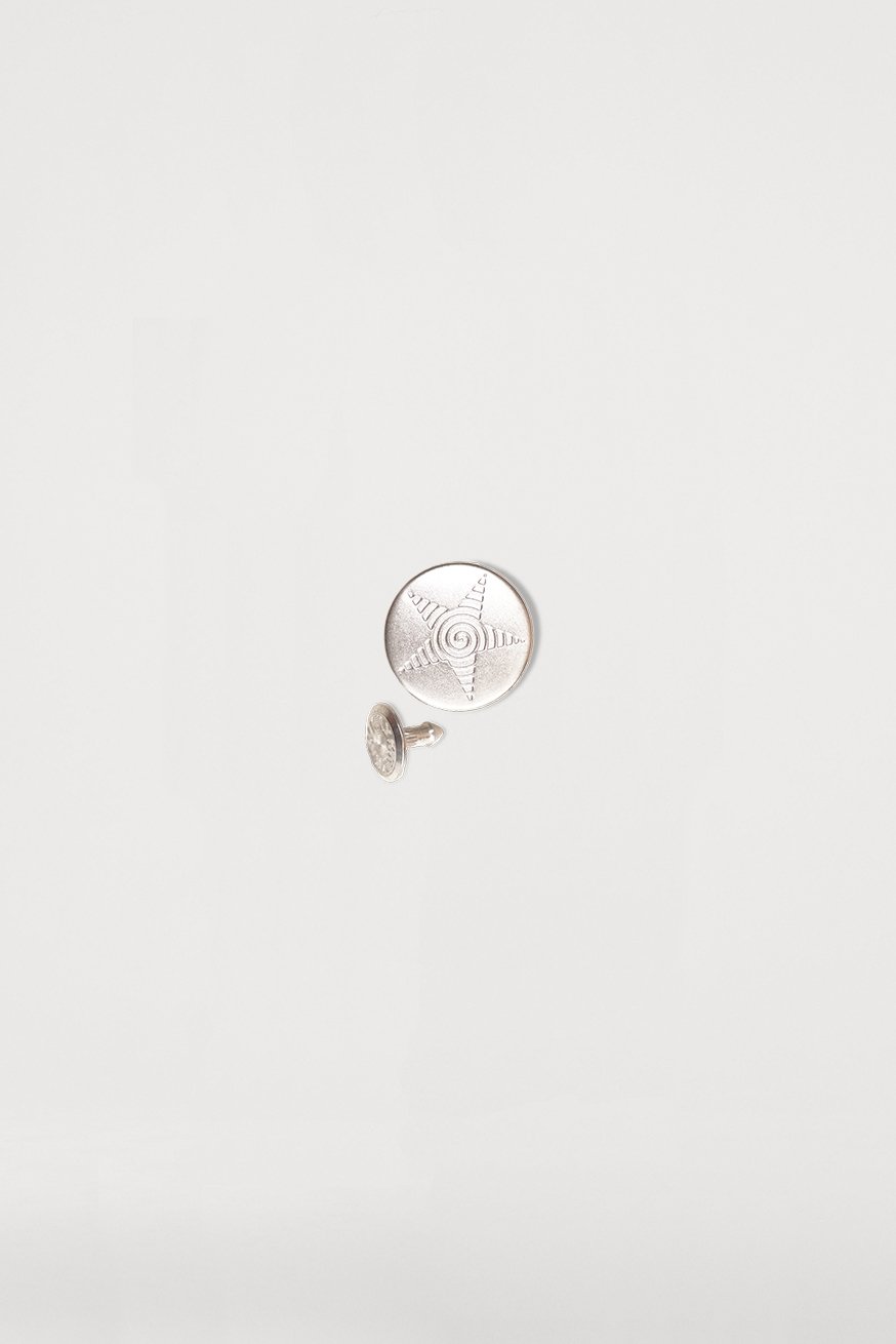 Jeansknapp silver - KOKADI