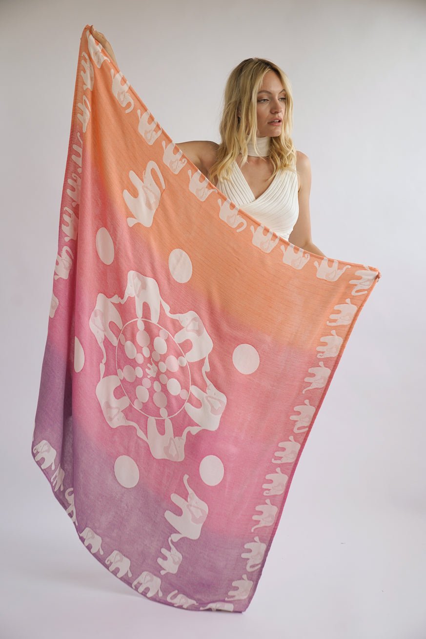 Knuffeldeken Olifant Parade Ella - KOKADI