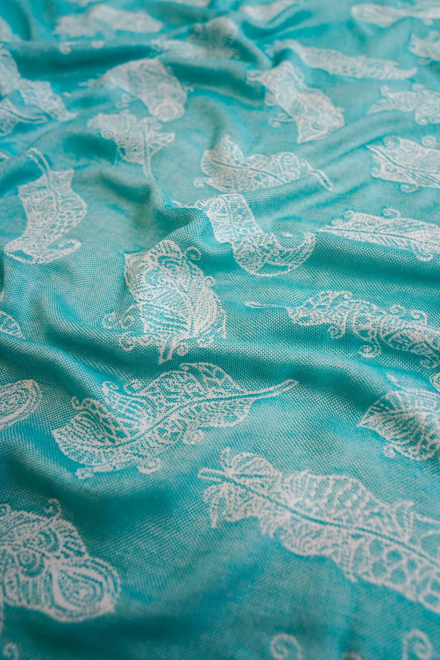 Knuffeldoekje mandala veren Alexandra - KOKADI