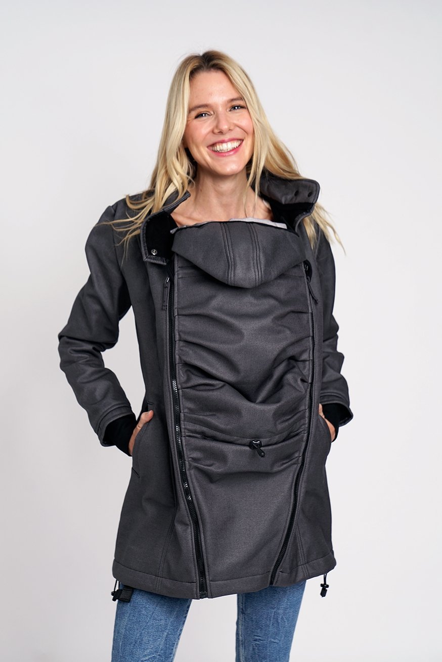 Babywearing jakke Just Mr. Grey - KOKADI