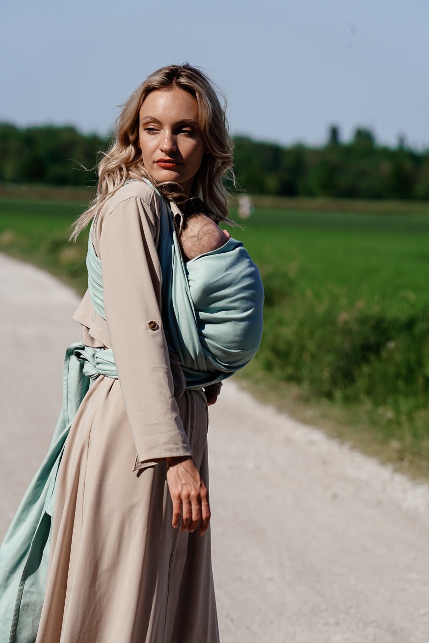 KOKADI Écharpe de portage juste de la menthe